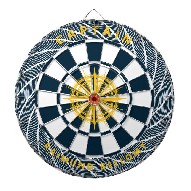 Nautical Sailing Dartboard (Front)