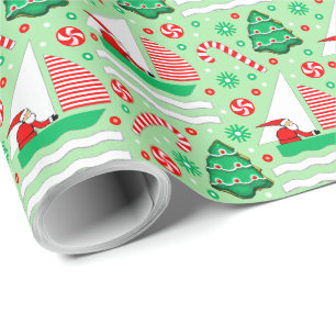 Nautical Sailing Holiday Gift Wrapping Paper