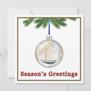 Nautical & Sailing Themed Christmas Card