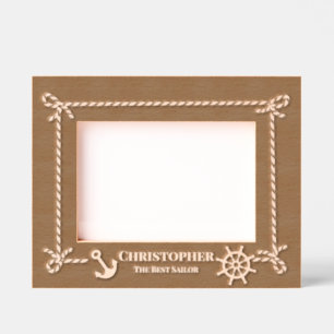 Nautical Sailor Etched Frames