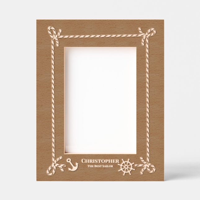 Nautical Sailor Etched Frames (Front)