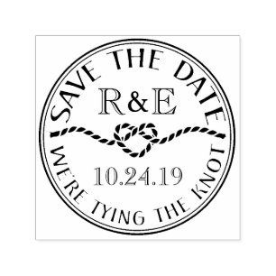 Nautical Save The Date Custom Stamp