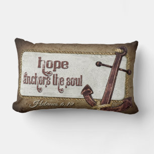 Nautical Scripture Lumbar Cushion