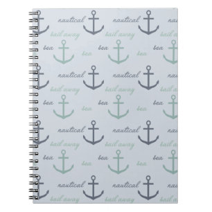 Nautical Sea Anchors Notebook