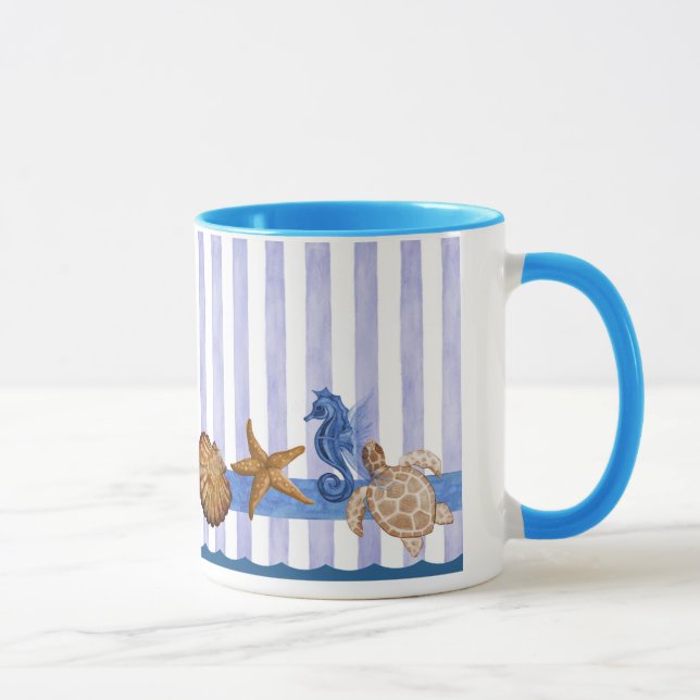 Nautical Sea Creatures Mug (Right)