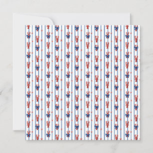 Nautical Sea Life, Land of the Free, Invitation