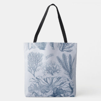 Nautical Sea Life Tote Bag