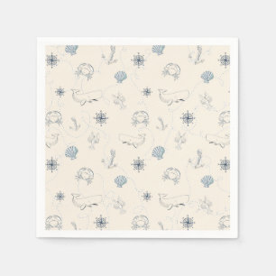 Nautical Sea Napkin