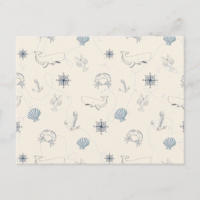 Nautical Sea Postcard (Front)