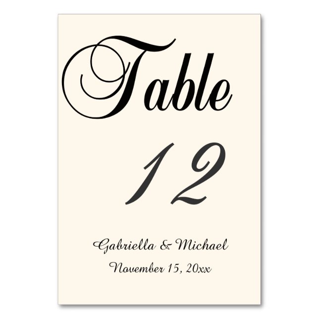 Nautical Sea Table Number (Front)