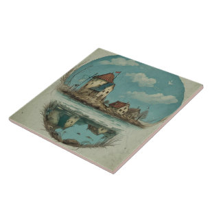 Nautical Seascapes Oil Painting No16 Ceramic Tile