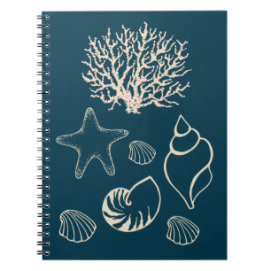 Nautical Seashell Notebook
