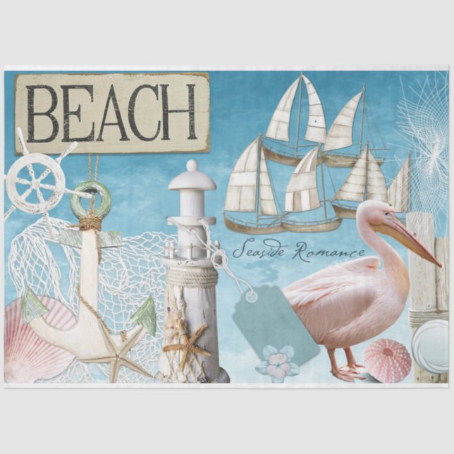 Nautical Series Design 10 Tissue Paper (Front)