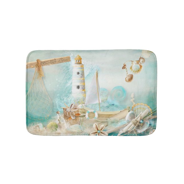 Nautical Series Design 11 Bath Mat (Front)