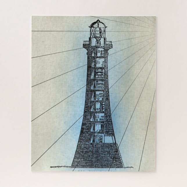 Nautical Series Design 19 Tissue Paper Jigsaw Puzzle (Vertical)