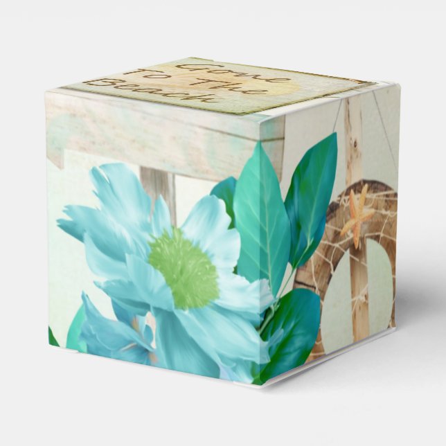 Nautical Series Design 2  Favour Box (Back Side)