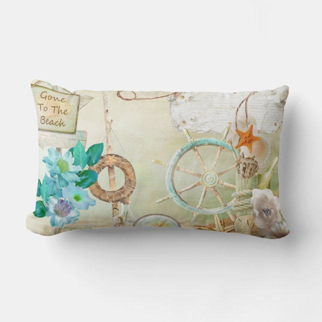 Nautical Series Design 2 Lumbar Cushion (Front)