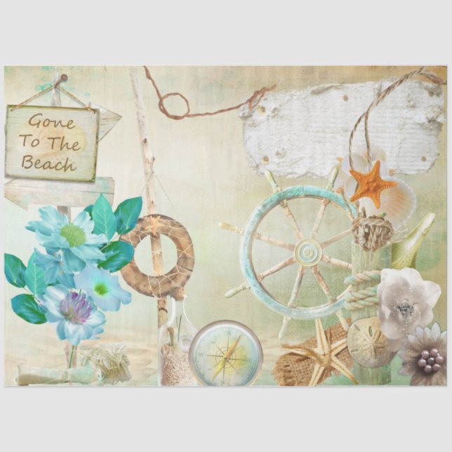 Nautical Series Design 2 Tissue Paper (Front)