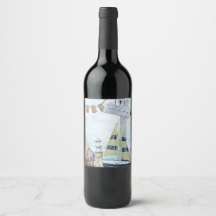 Nautical Series Design 4 Wine Label