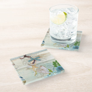 Nautical Series Design 5 Glass Coaster