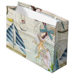 Nautical Series Design 5 Large Gift Bag