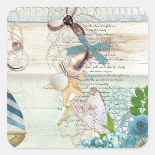 Nautical Series Design 5 Square Sticker