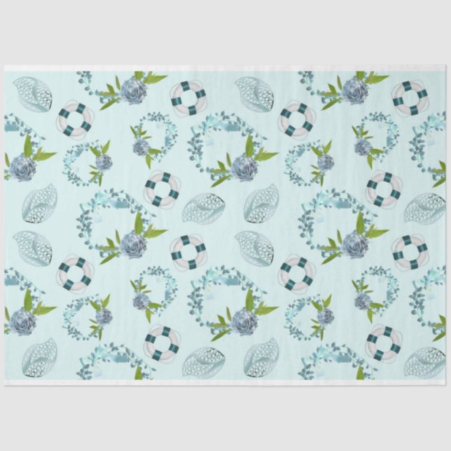 Nautical Series Design 8 Tissue Paper (Front)