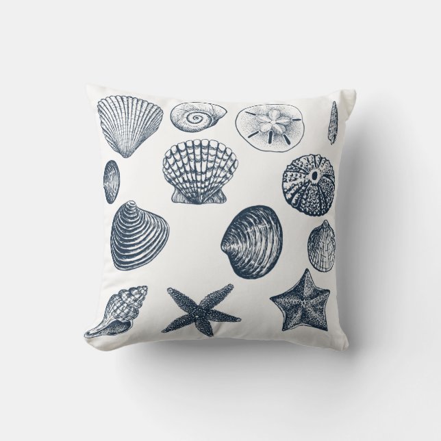 Nautical Shells Cushion (Front)