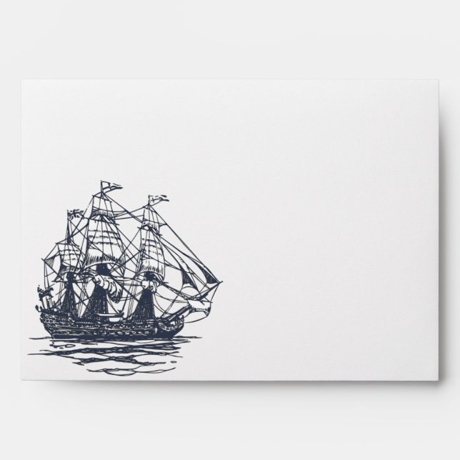 Nautical Ship Envelope (Front)