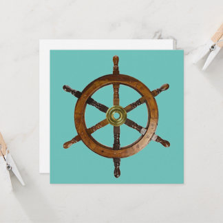 Nautical Ship Helm Thank You