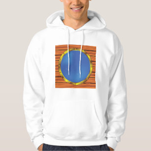 Nautical Ship Porthole Window with Blue Water Hoodie