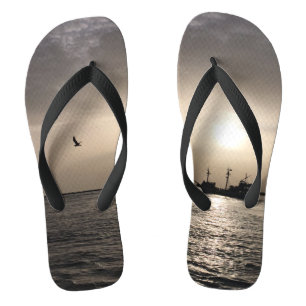 Nautical Ship Seagull Thongs
