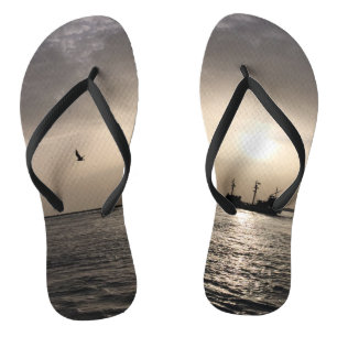 Nautical Ship Seagull Thongs