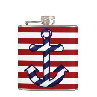 Nautical Ship's Anchor Flask