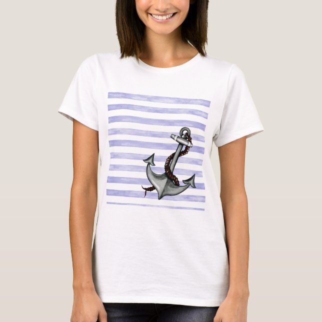 Nautical Ship's Anchor T-Shirt (Front)
