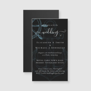 Nautical Ships Wheel Wedding