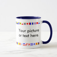 Nautical Signal Flag A to Z borders with toggles