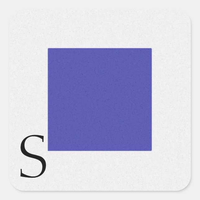 Nautical Signal Flag Alphabet Sticker S (Front)