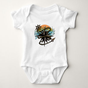 Nautical Splash Baby Bodysuit