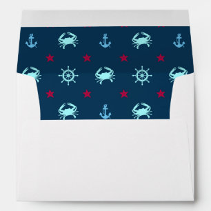 Nautical Star Pattern Envelopes