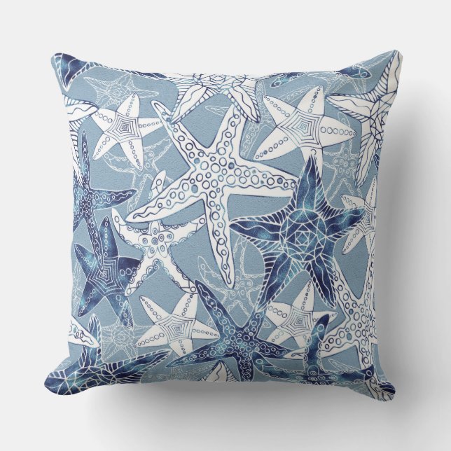 Nautical Starfish Cushion (Front)