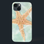 Nautical Starfish in Water iPhone 13 Case<br><div class="desc">This Chariklia Zarris painting will make you feel a world of difference every time you look at it. You can image yourself at the beach hunting for starfish or playing in the sand. Zarris's image is perfect for those who love sea life and want to take it everywhere they go....</div>