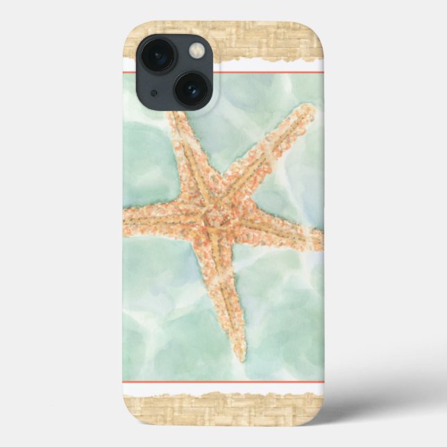 Nautical Starfish in Water Case-Mate iPhone Case (Back)