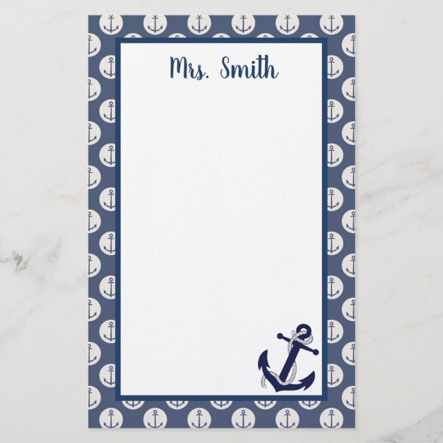 Nautical Stationery (Front)