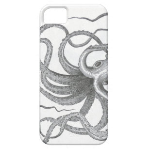 Nautical steampunk octopus Vintage kraken sea Barely There iPhone 5 Case