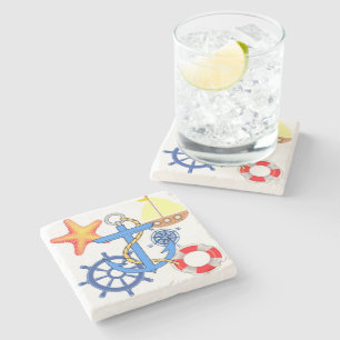 Nautical Stone Coaster