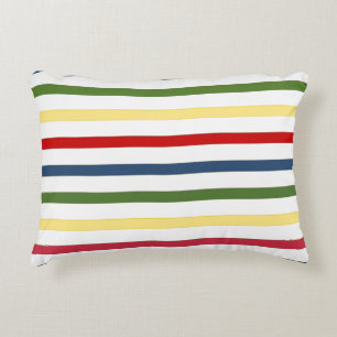 Nautical Stripe Accent Pillow