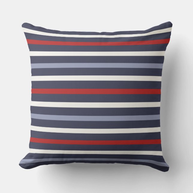 Nautical Stripe Cushion (Front)