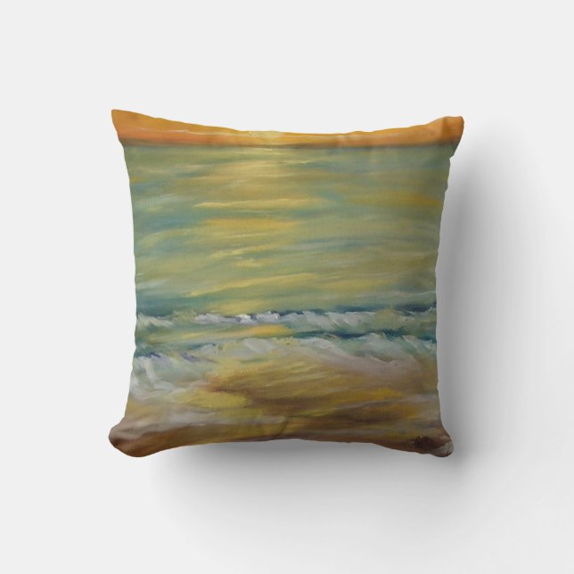 Nautical sunset cushion (Front)