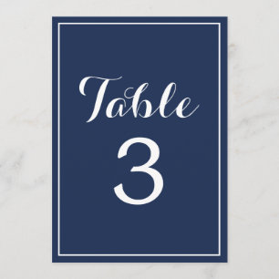 Nautical Table Numbers